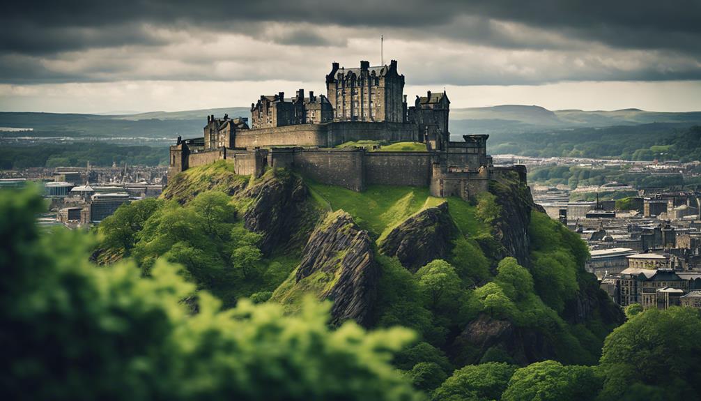 historic fortress in scotland