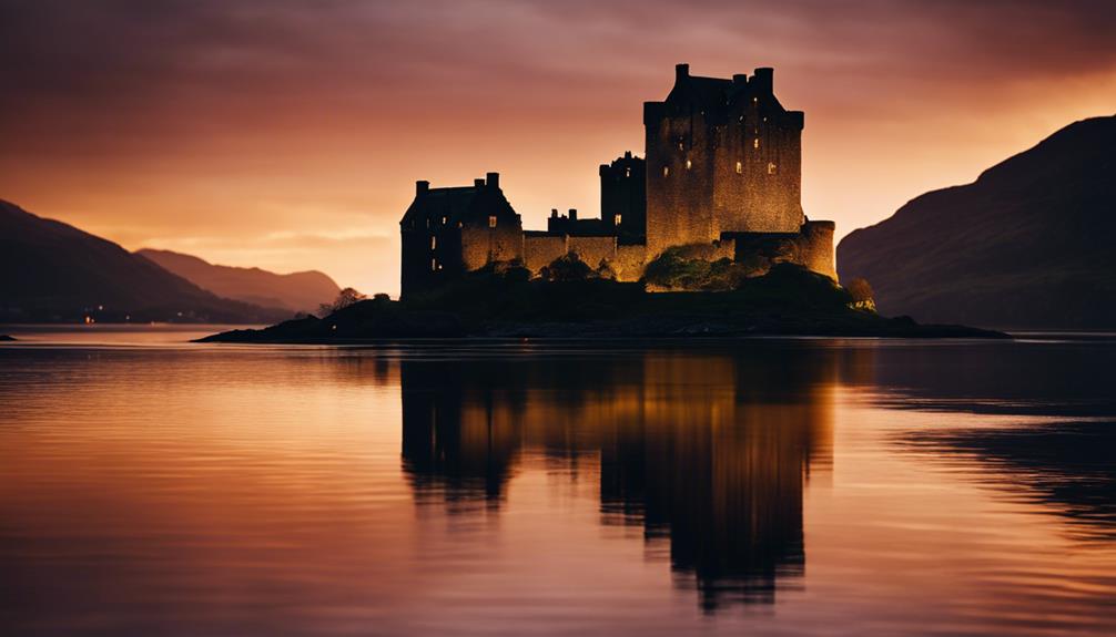 scotland castle on island