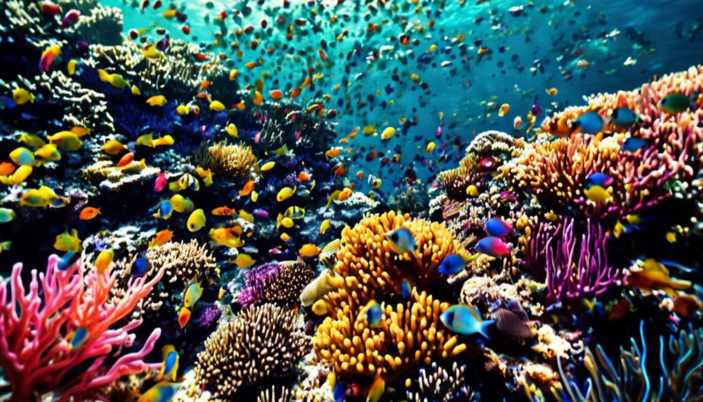 vibrant marine life diversity