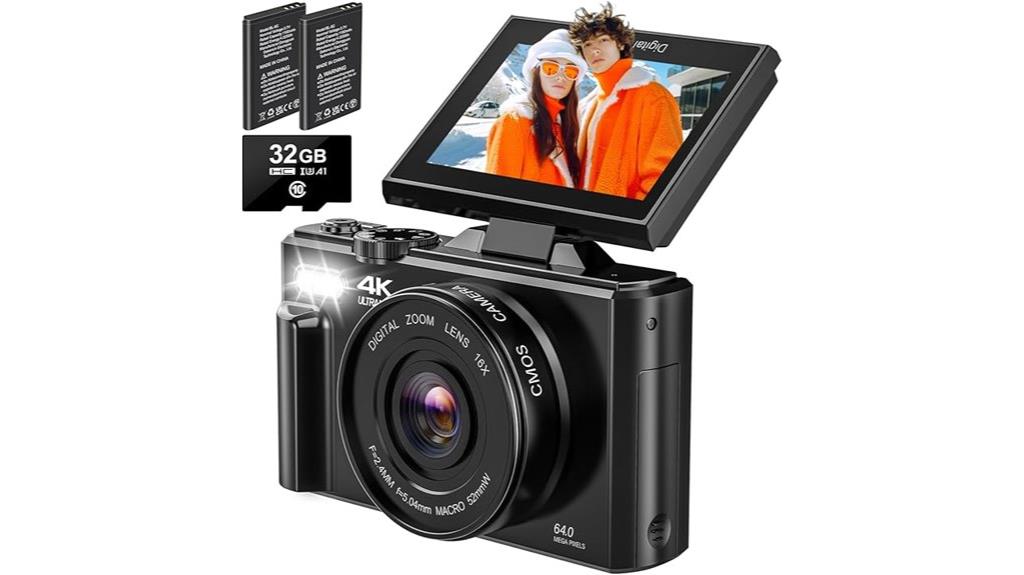 64mp 4k vlogging camera