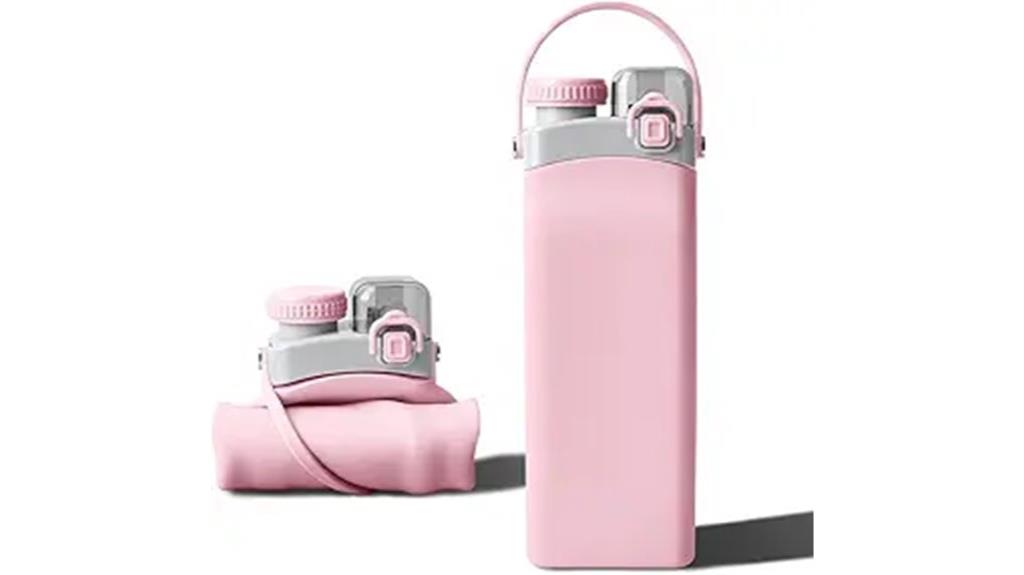 collapsible bpa free water bottle