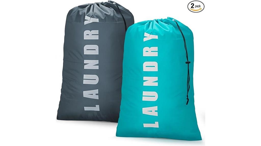 colorful travel laundry bags