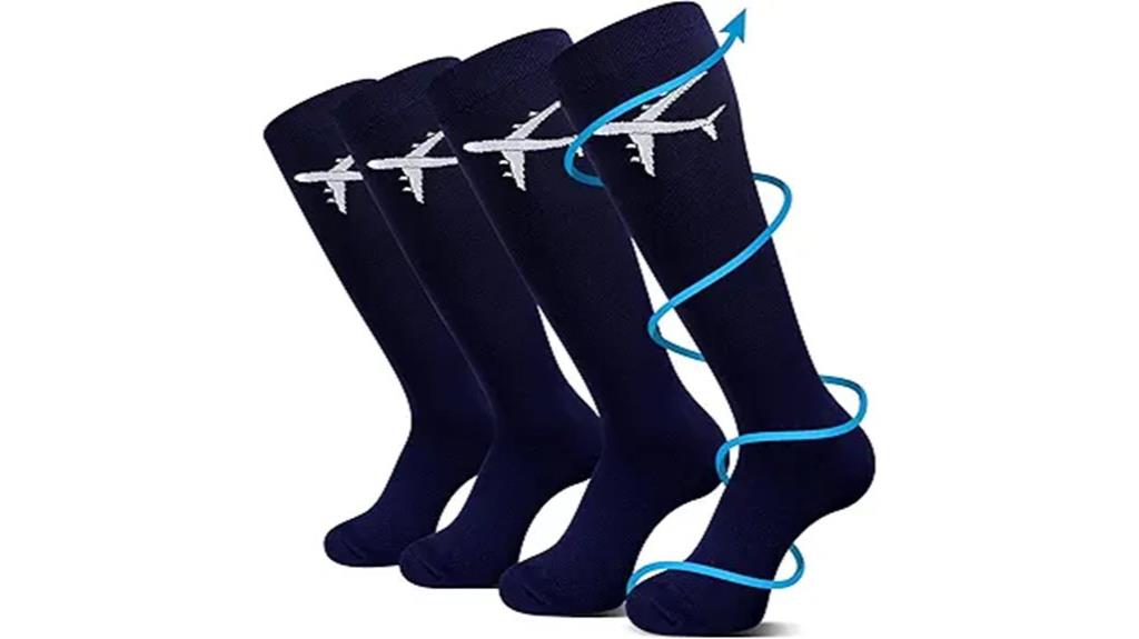 comfortable travel compression socks