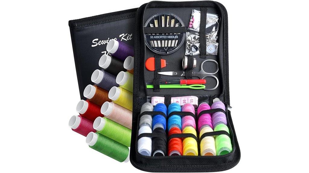 compact sewing essentials kit