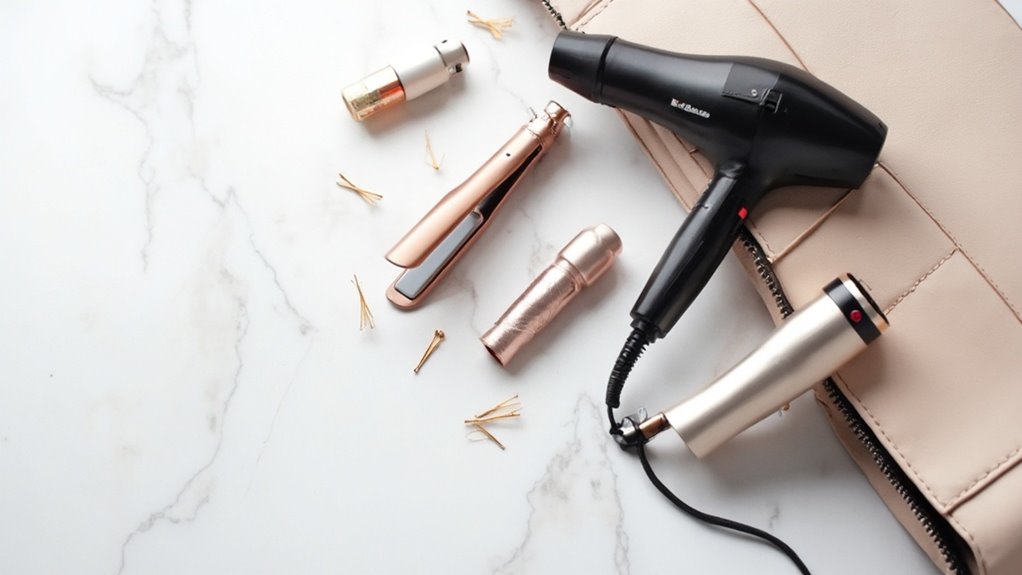 compact travel hair tools