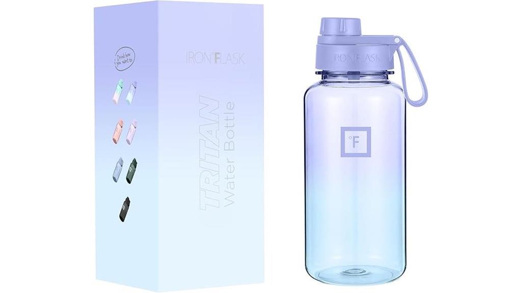 durable clear water bottle