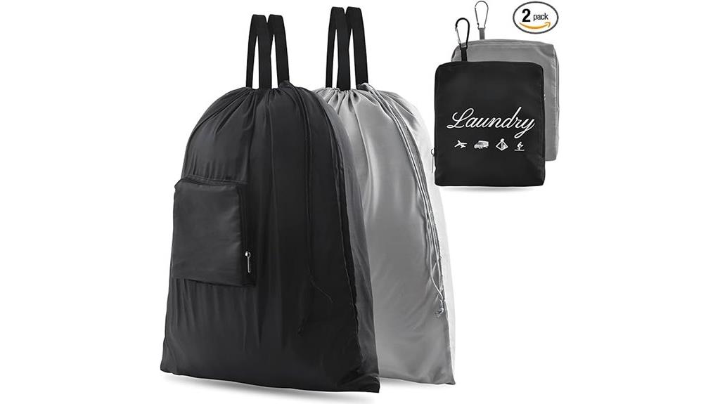 durable laundry bags included