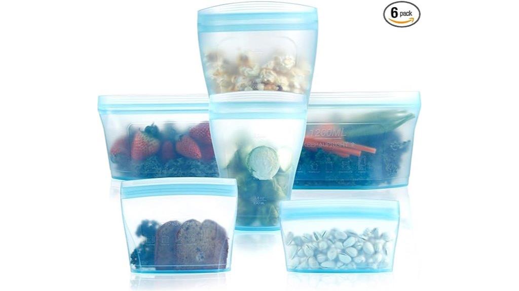 durable silicone food storage