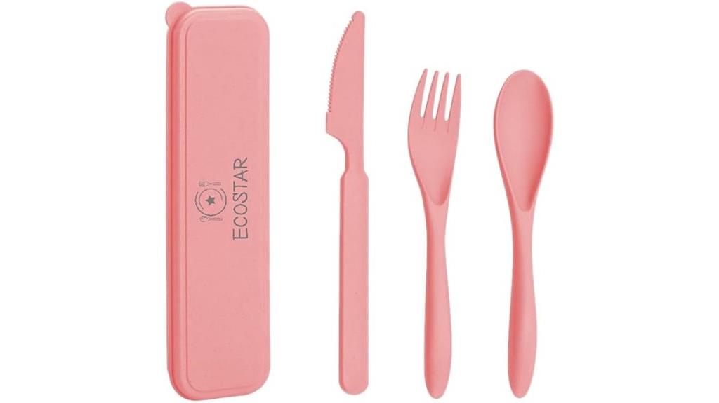 eco friendly travel utensil set