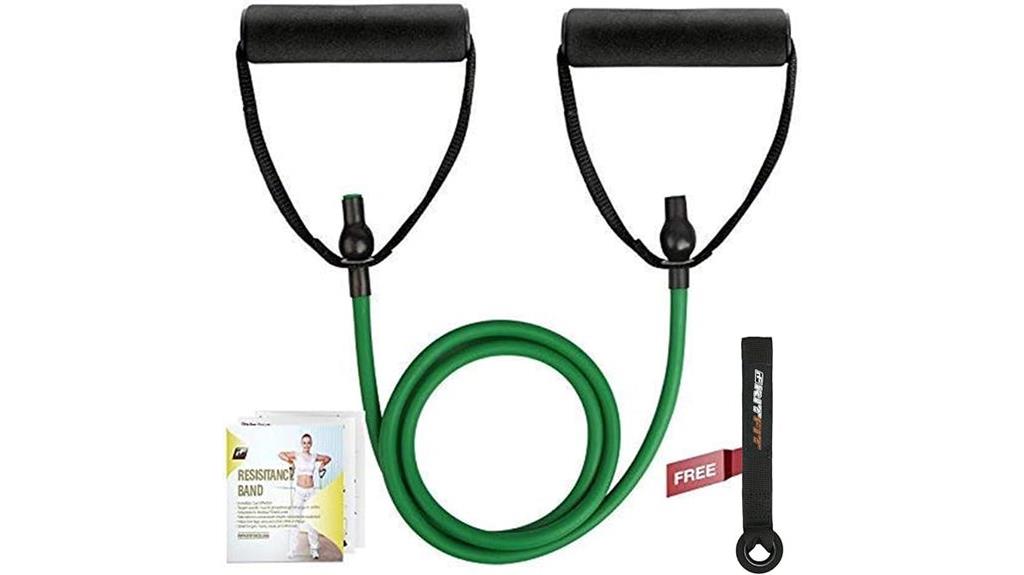 exercise band with handles