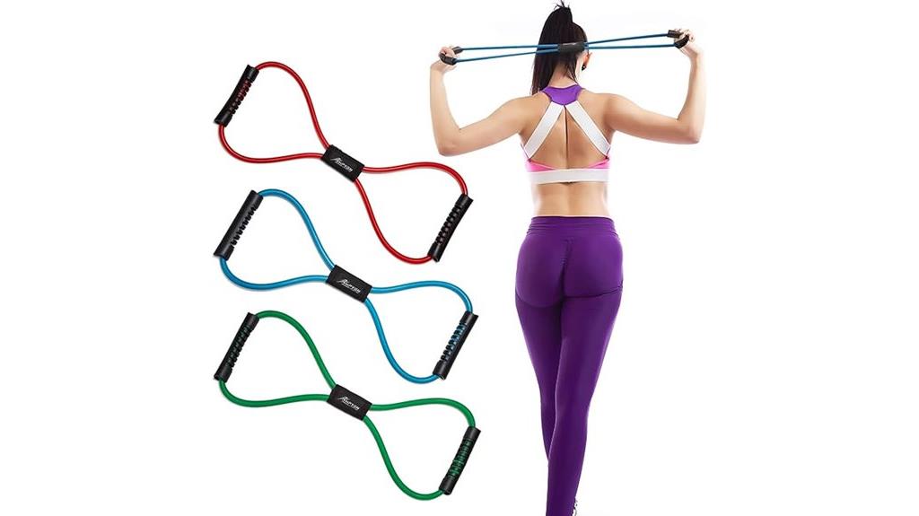 figure 8 exercise resistance bands