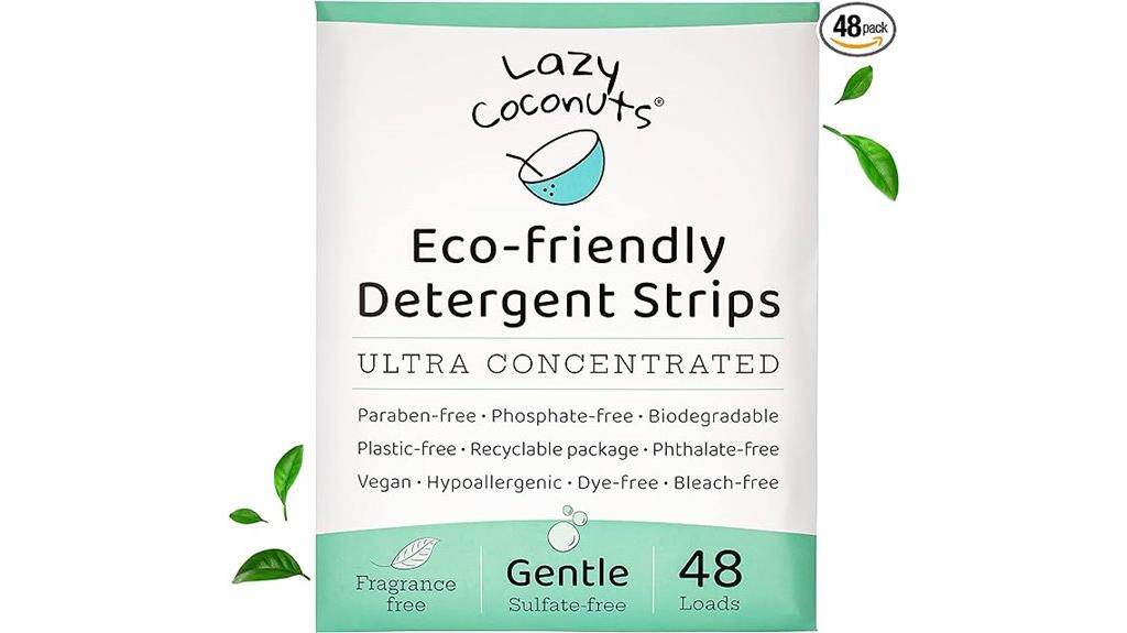 fragrance free hypoallergenic detergent sheets