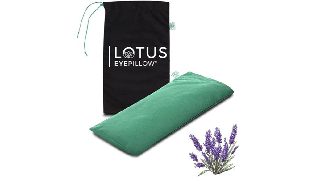 lavender eye pillow relaxing