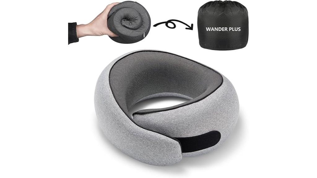 memory foam travel pillow