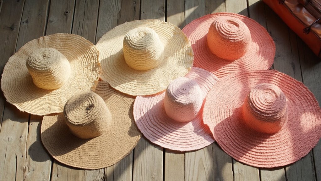 packable travel sun hats