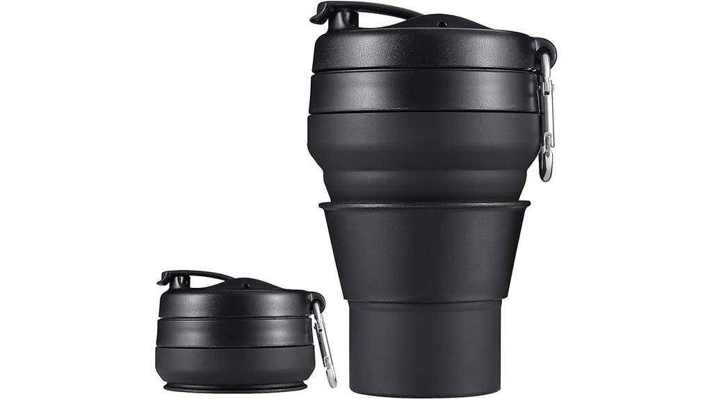 portable collapsible coffee cup