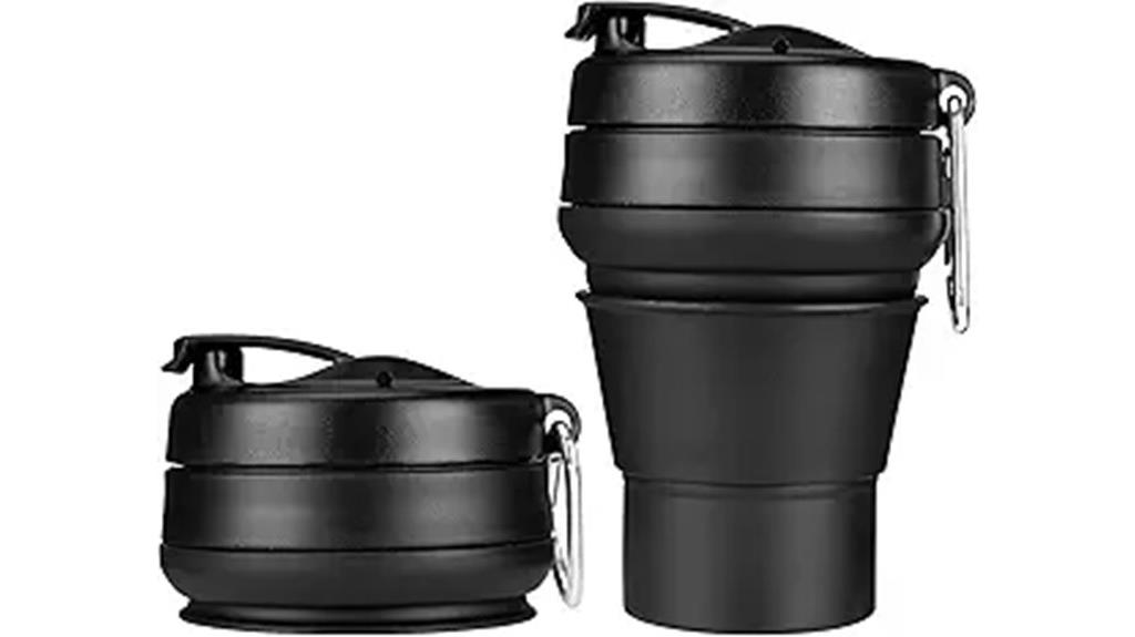 portable collapsible coffee cup