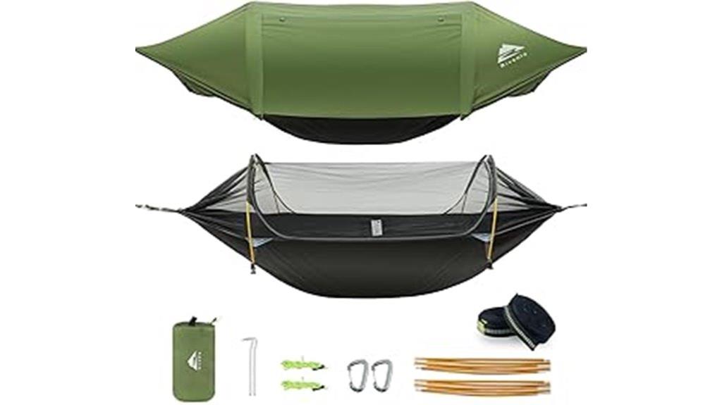 portable hammock tent combo