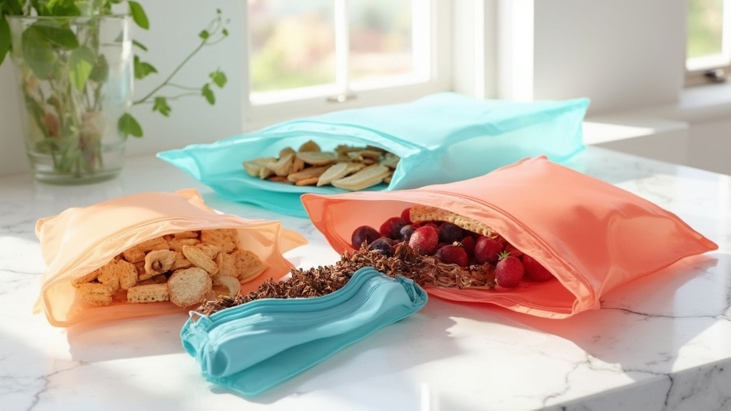 reusable silicone snack bags