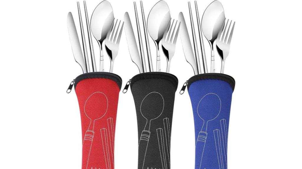 reusable stainless steel cutlery