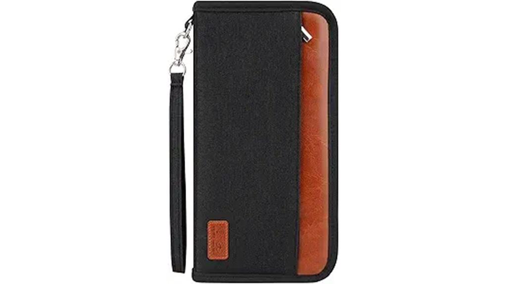 rfid passport holder travel organizer