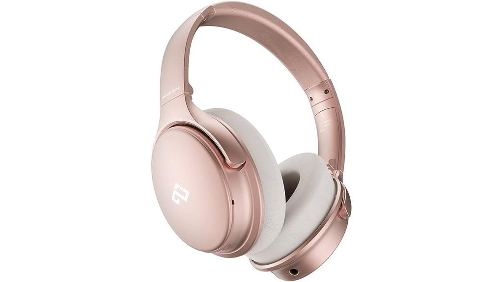 rose gold noise cancelling headphones