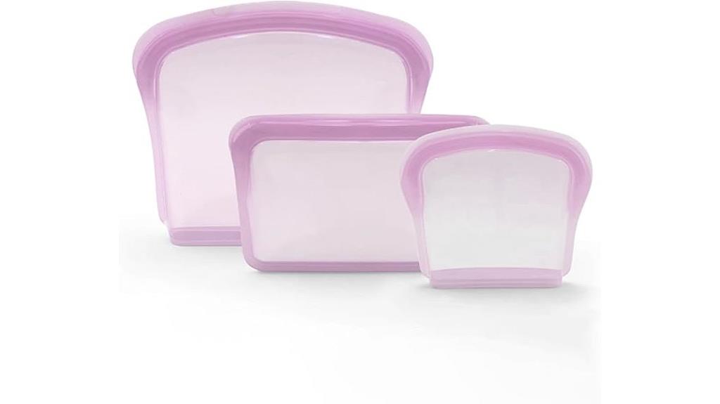 silicone food storage bags