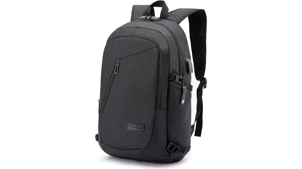 stylish secure usb enabled backpack