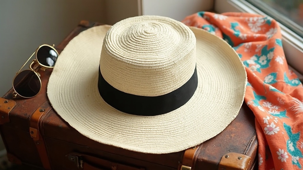 sun hats for travel outfits