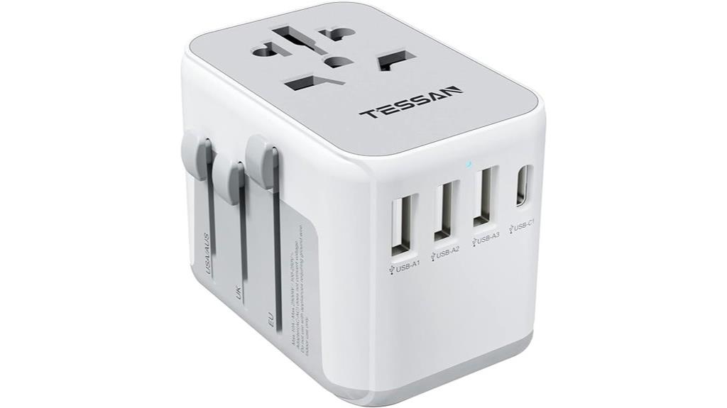 travel adapter with usb ports