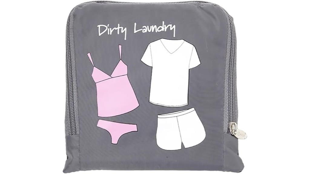 travel laundry bag with zipper