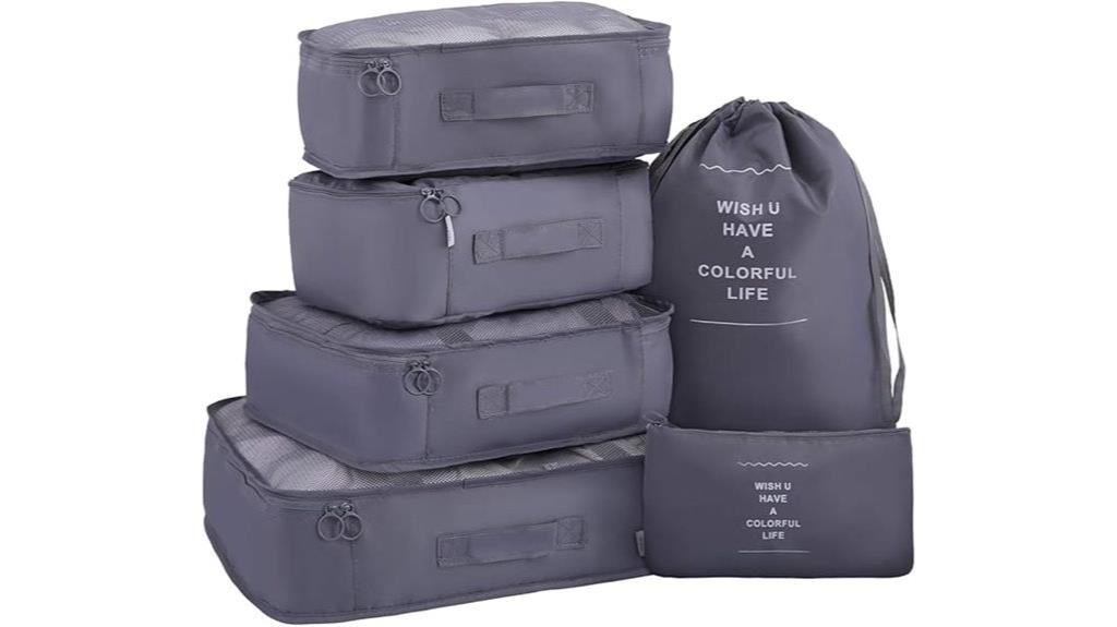 travel packing cube set