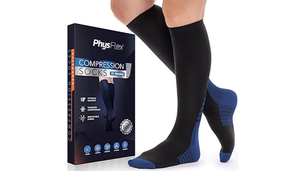 unisex compression support socks