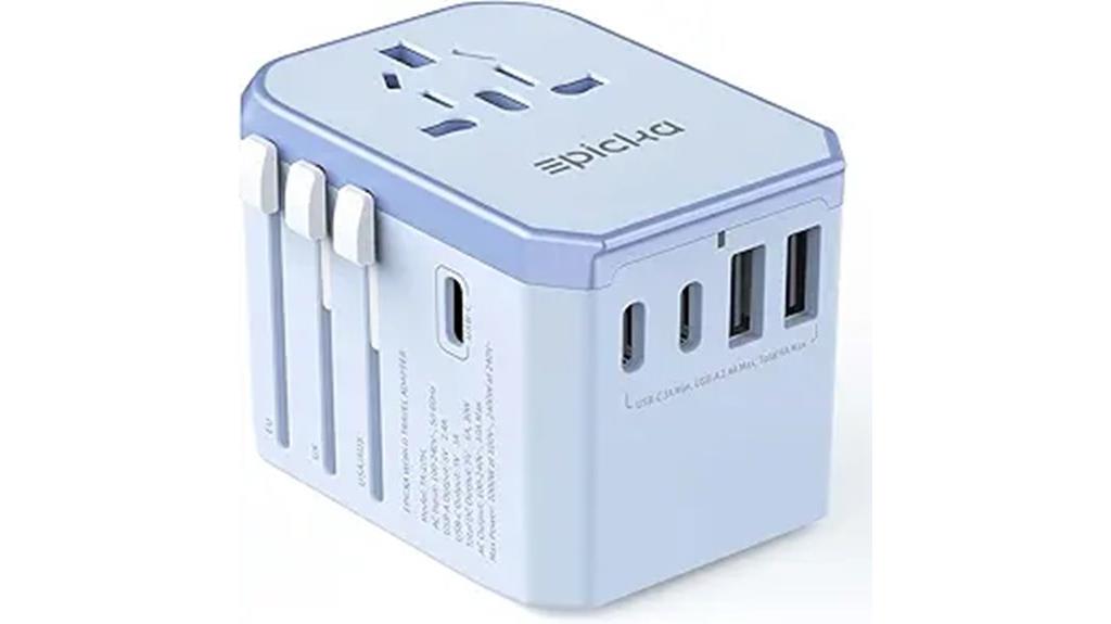 universal travel adapter usb ports