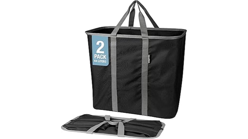 versatile collapsible laundry caddy