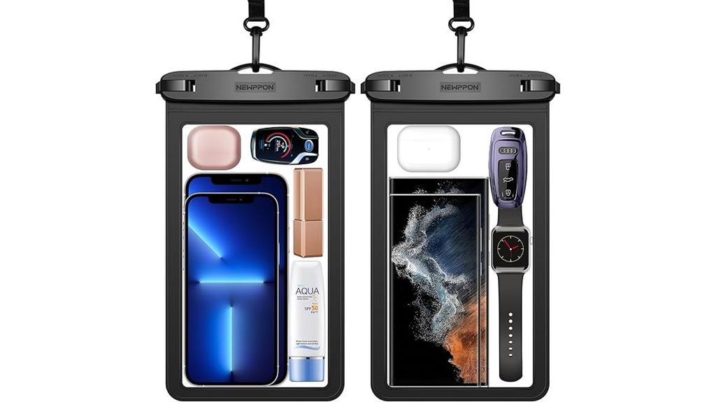 waterproof phone pouch set